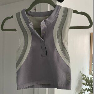 Free People Lavender Work Out set